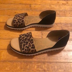 Cheetah print sandals!